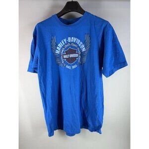 Harley Davidson Graphic T Shirt, Mens Size XL, Gruene New Braunfels, Texas.